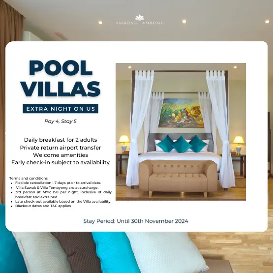 Pool Villas Night On Us